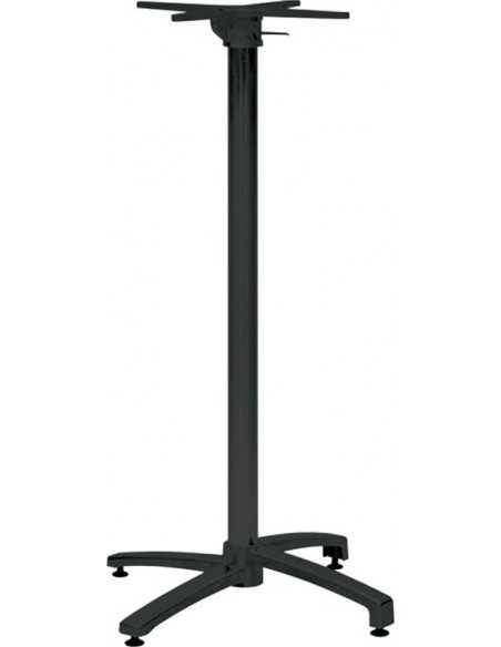 Base para exterior - Marco de aluminio apilable con accesorio plegable y pies ajustables - Altura 110 cm