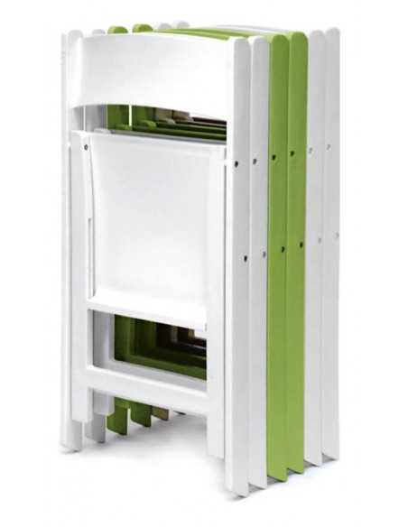 Foldable chair - Polypropylene structure with fiberglass - Dimensions cm 44 x 45 x 78 h