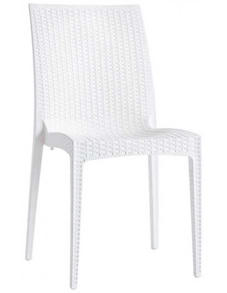 Outdoor chair - Polypropylene structure - Dimensions cm 44 x 41.5 x 97 h