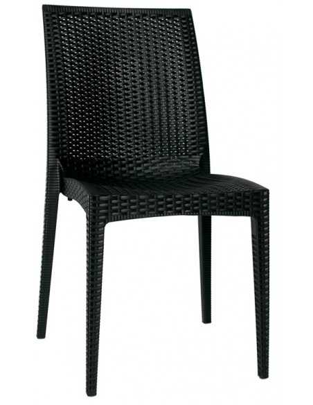 Outdoor chair - Polypropylene structure - Dimensions cm 44 x 41.5 x 97 h