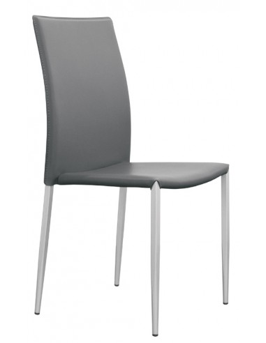 Interior chair - Painted metal structure - Eco-leather cover - Dimensions cm 41.5 x 41.5 x 90h