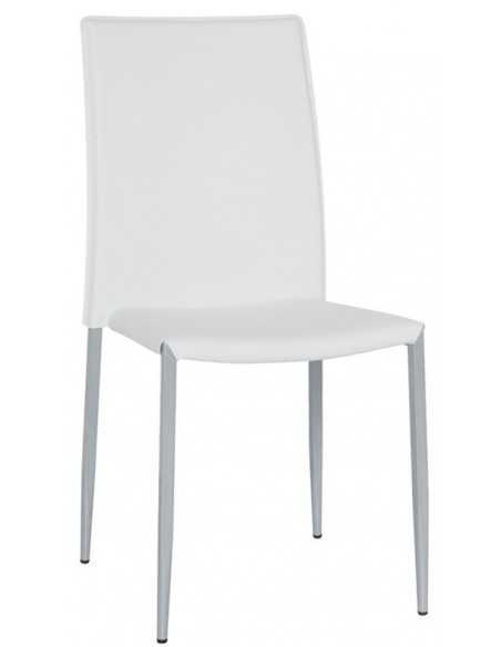 Interior chair - Painted metal structure - Eco-leather cover - Dimensions cm 41.5 x 41.5 x 90h