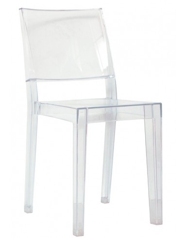 Chair for interior - Polycarbonate structure - Dimensions cm 37 x 38.5 x 85 h