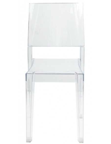 Chair for interior - Polycarbonate structure - Dimensions cm 37 x 38.5 x 85 h