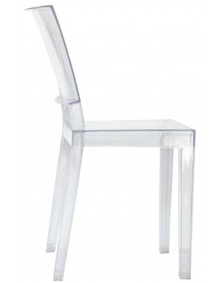 Chair for interior - Polycarbonate structure - Dimensions cm 37 x 38.5 x 85 h