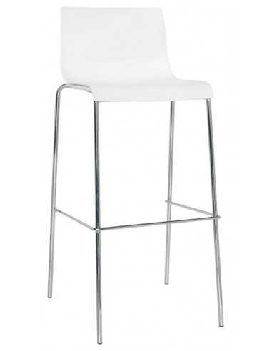 Taburete interno - Estructura de metal Chrome -...