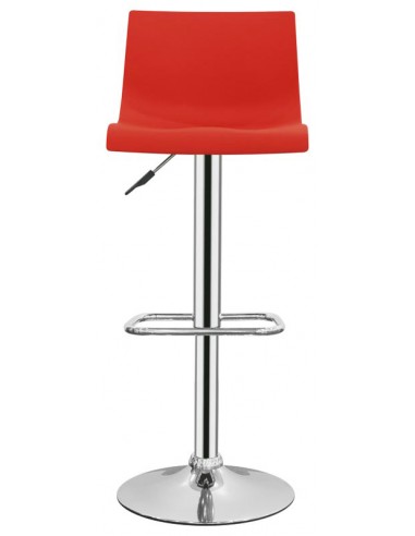 Internal stool - Chrome metal structure - Polypropylene shell - Dimensions cm 39 x 34 x 83/104 h