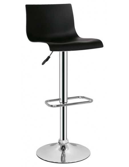 Internal stool - Chrome metal structure - Polypropylene shell - Dimensions cm 39 x 34 x 83/104 h