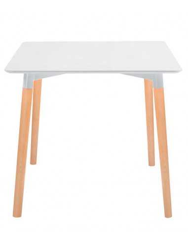 Indoor table - Structure in wood and steel -...