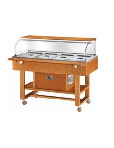 Espositore refrigerato - Legno multistrato - Cupola - cm...