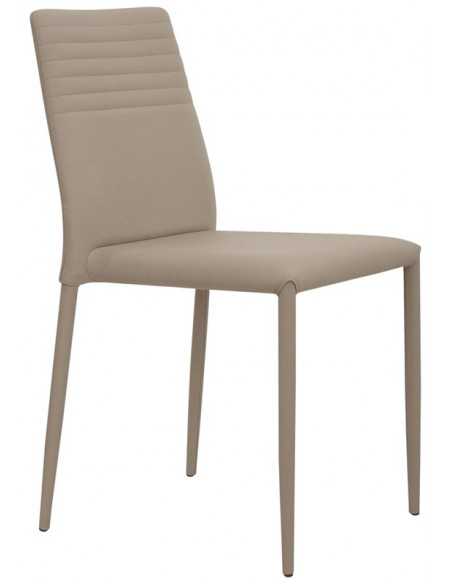 Chair for interior - Metal structure - Eco-leather cover - Dimensions cm 43 x 40 x 87 h