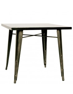 Table for interior - Structure in painted metal with...