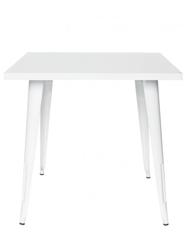 Indoor table - Painted metal frame - Height 74 cm