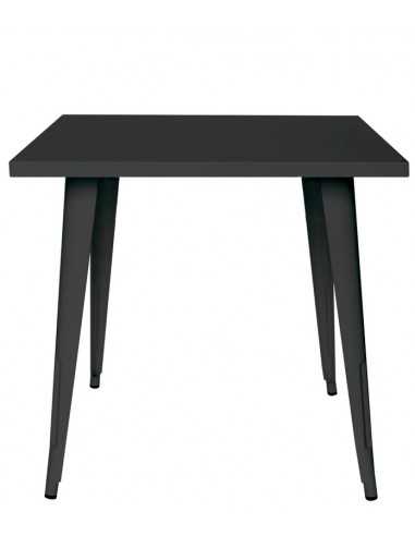 Indoor table - Painted metal frame - Height 74 cm