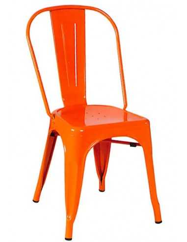 Interior chair - Painted metal structure - Dimensions cm 36 x 36 x 85h