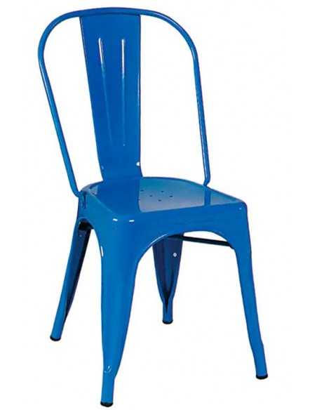 Interior chair - Painted metal structure - Dimensions cm 36 x 36 x 85h