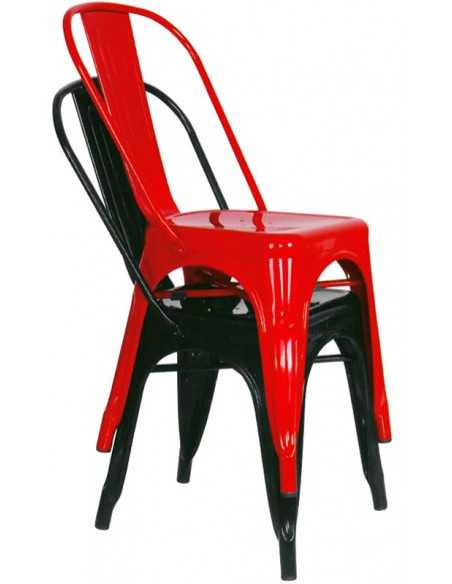 Sedia da interno - Struttura in metallo verniciato - Dimensioni cm 36 x 36 x 85h