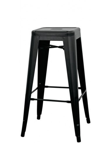 Internal stool - Painted metal structure - Dimensions cm 30 x 30 x 76h