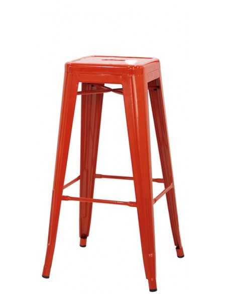 Internal stool - Painted metal structure - Dimensions cm 30 x 30 x 76h