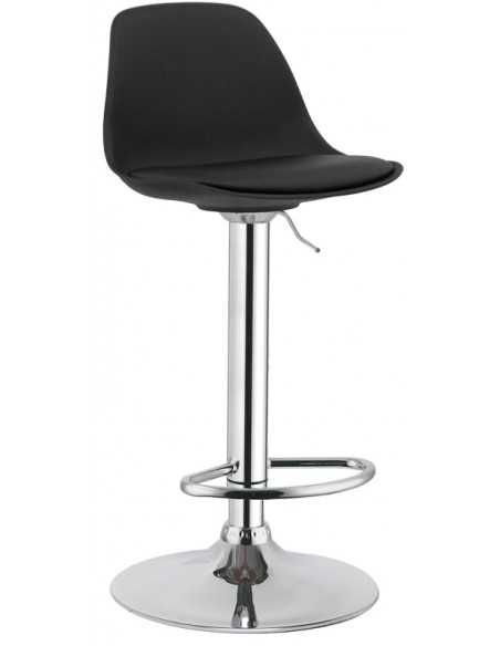 Internal stool - Polypropylene seat - Eco-leather cushion - cm 41 x 37 x 86/107 h