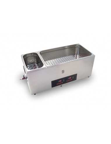 Cuocitore sous-vide Bagnomaria - N. 2 liter tanks 4 + 22 - cm 15.2 x 30 x 15 h