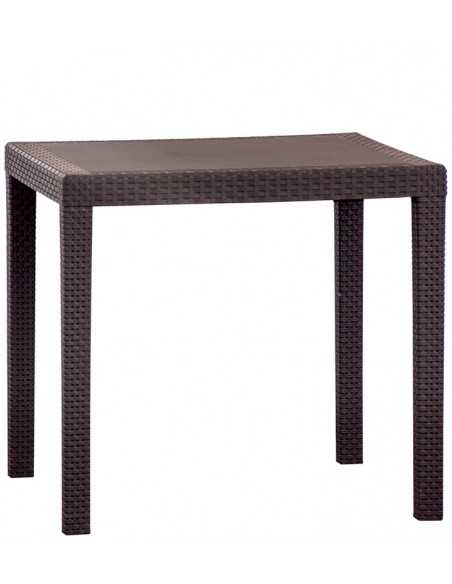 Tavolo per esterno - Struttura in polipropilene - Dimensioni cm 77,5 x 77,5 x 73 h