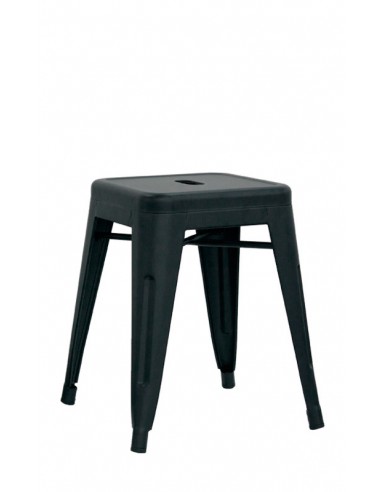 Stool for indoors - Structure in painted metal - Dimensions cm 30 x 30 x 45 h