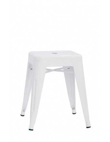 Stool for interior - Painted metal structure -...