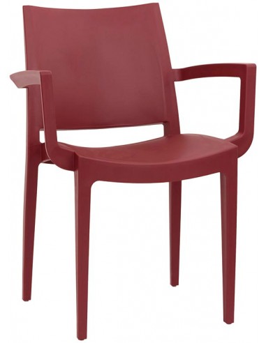 Outdoor chair - Polypropylene structure - Dimensions cm 56 x 51 x 79 h