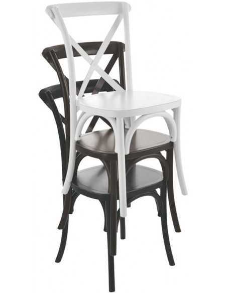 Interior chair - Wooden frame - Dimensions cm 50 x 54 x 89 h