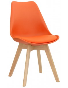 Chair for interior - Wood structure - Polypropylene shell... 2