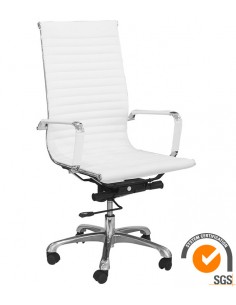 Silla de oficina - Estructura en aluminio y acero cromado...