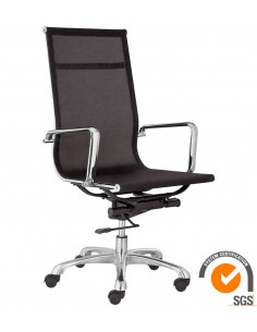 Silla de oficina - Estructura en aluminio y acero cromado...
