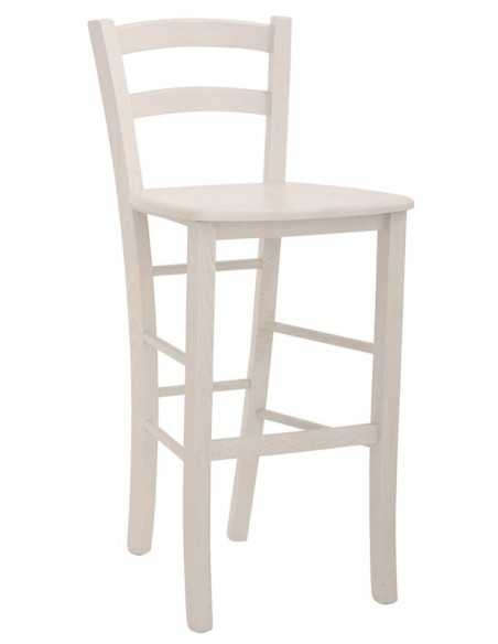 Internal stool - Structure and seat in beech wood - Dimensions cm 40 x 37 x 102 h