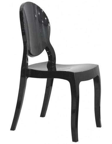Interior chair - Polycarbonate structure - Dimensions cm 41 x 45 x 95 h