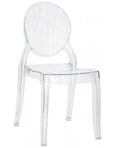 Sedia da interno - Struttura in policarbonato - Dimensioni cm 41 x 45 x 95 h