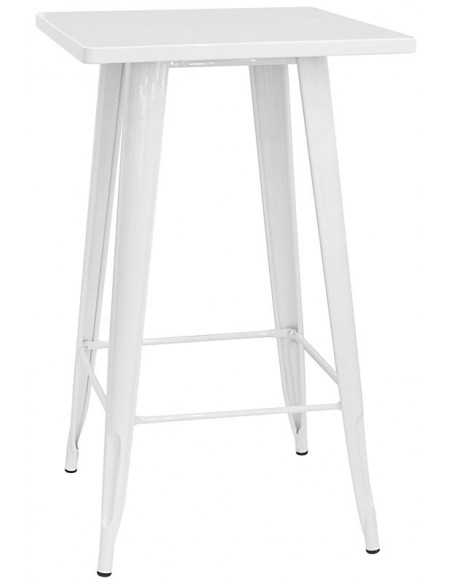 Indoor table - Painted metal frame - Dimensions cm 60 x 60 x 105 h