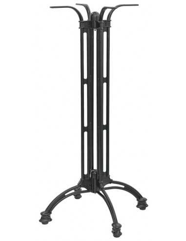 Base - Painted aluminium frame, adjustable feet - Height 108 cm