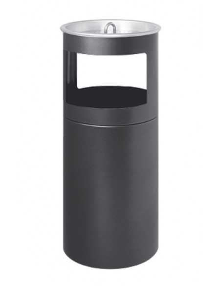 Ashtray - waste paper - Network cover - Cm ø 25 x 62 h