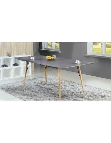 Tavolo da interno - Metallo verniciato e legno...