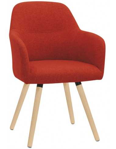 Poltrona da interno -  Gambe in legno -...