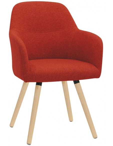 Sillón - Piernas de madera - Cubierta de tela o de polipiel- Dimensiones cm 57 x 51 x 85 h