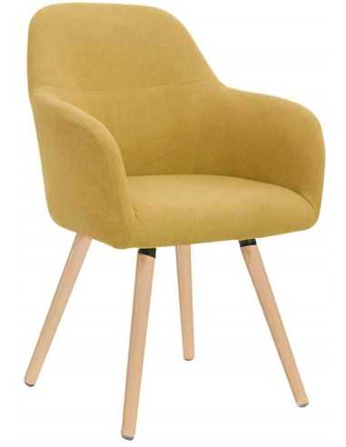 Poltrona da interno -  Gambe in legno -...