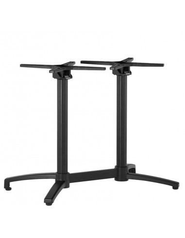 Base for exterior - Stackable aluminum frame with folding accessory and adjustable feet - Height 72 cm