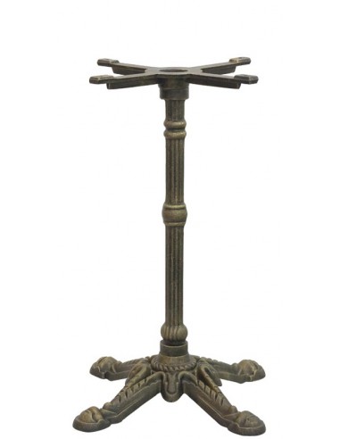 Base for interior - Painted cast iron structure with bronze effect - Adjustable feet - Height 71 cm