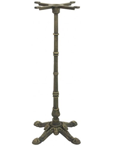 Base for interior - Painted cast iron structure with bronze effect - Height 108 cm