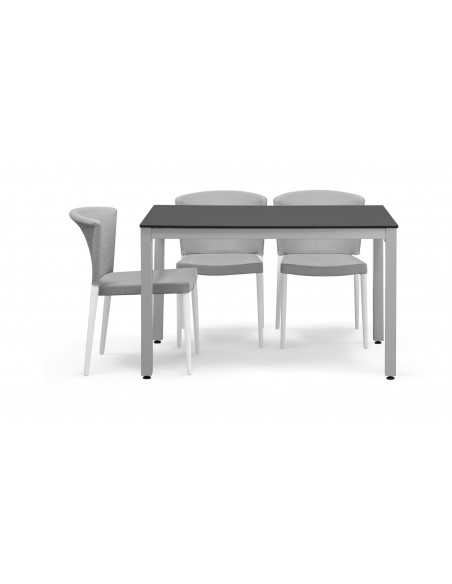 Base for exterior - Painted aluminium frame - Adjustable feet - Height 73 cm