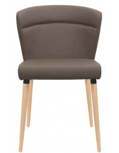 Poltrona per interno - Struttura in metallo e legno -...