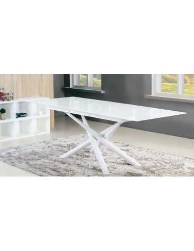 Table for interior - Extensible top in crystal...