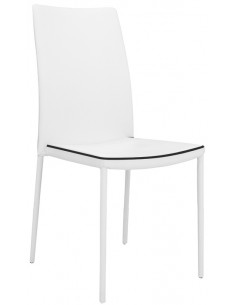 Chair for interior - Metal structure - Eco-leather cover...